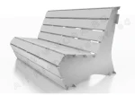 Set mobilier de grădină, fotolii + bancă + masă - imagine 10