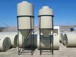 Siloz stocare 10 m³ cu structură metalică - imagine 3