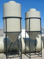 Siloz stocare 15 m³ cu structură metalică